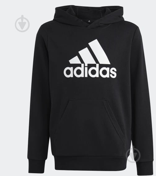 Джемпер Adidas U BL HOODIE HR6380 р.140 чорний - фото 1