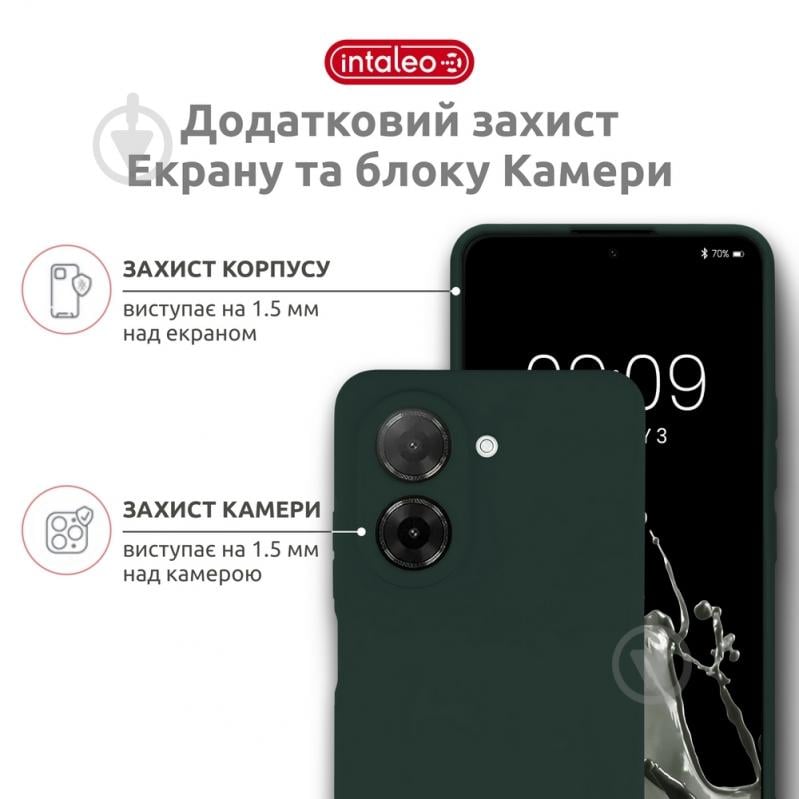 Чехол Intaleo SoftShell темно-зеленый для Xiaomi Redmi A5 - фото 3