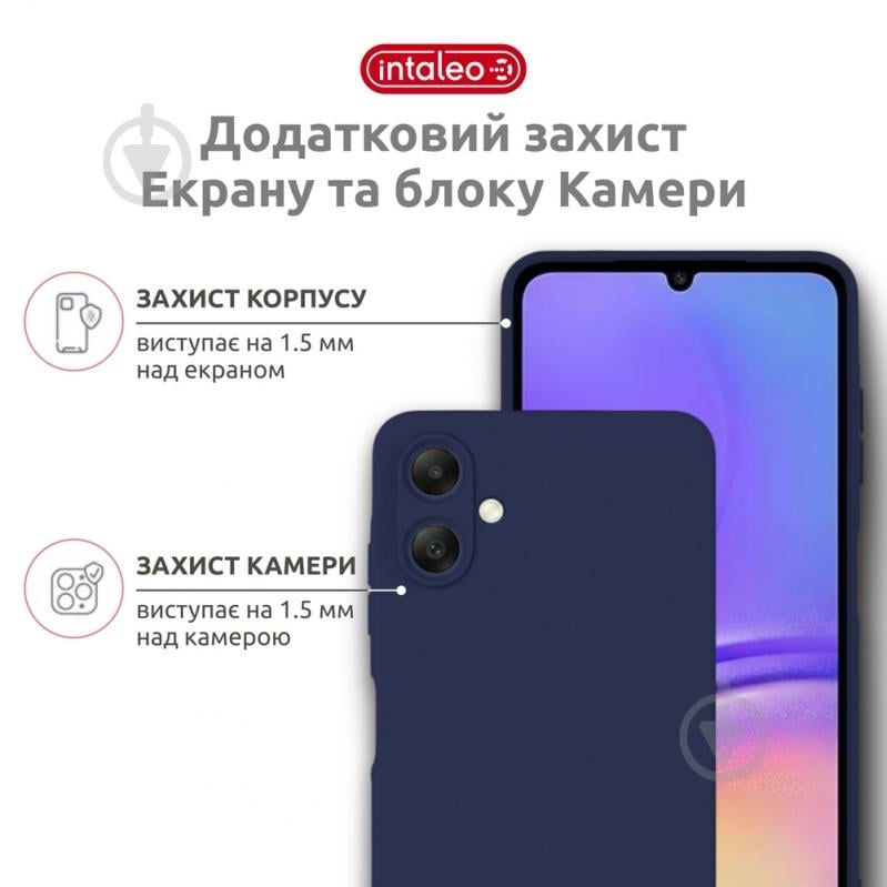 Чехол Intaleo SoftShell для Samsung Galaxy A07 синий - фото 3