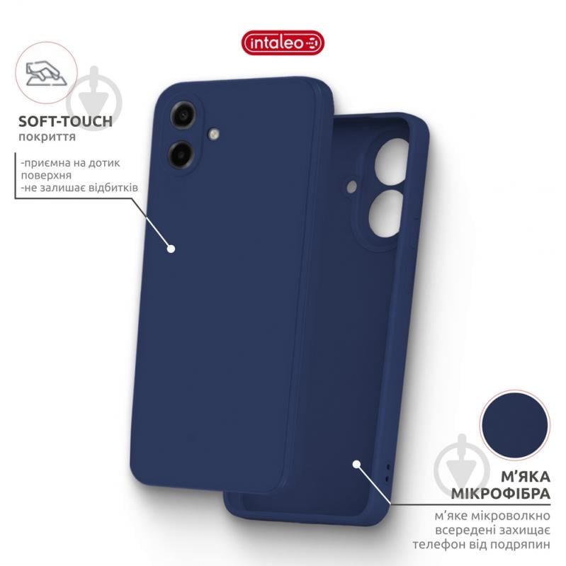Чехол Intaleo SoftShell для Samsung Galaxy A07 синий - фото 4