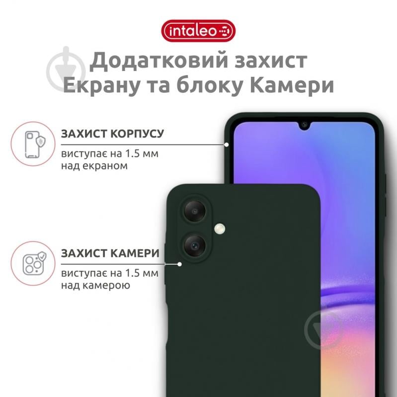 Чехол Intaleo SoftShell для Samsung Galaxy A07 темно-зеленый - фото 3