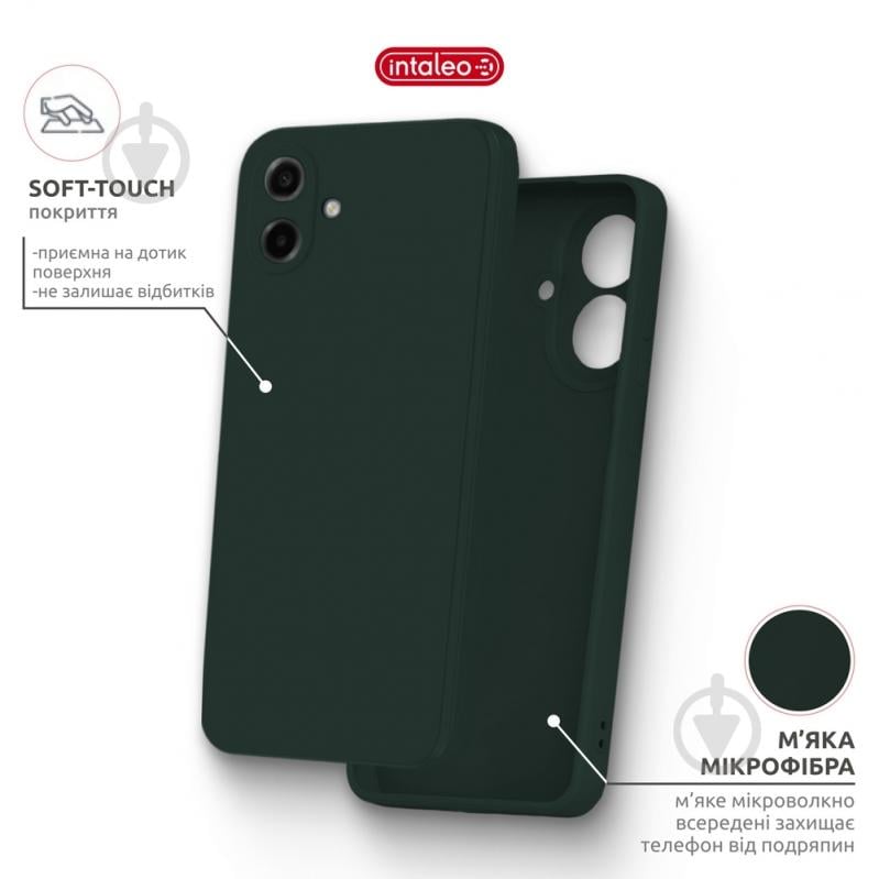 Чехол Intaleo SoftShell для Samsung Galaxy A07 темно-зеленый - фото 5