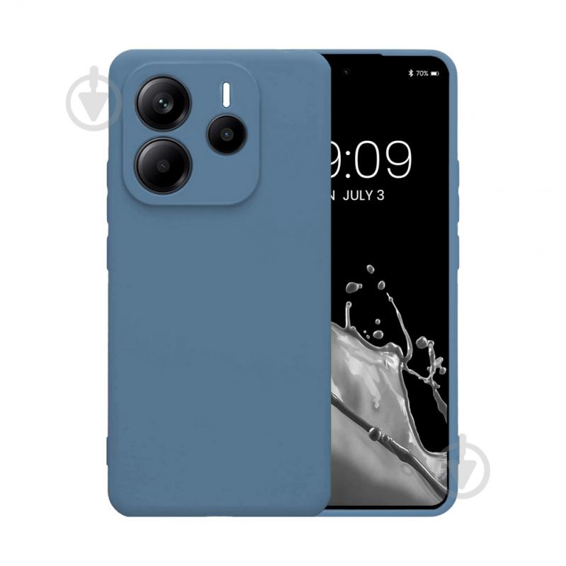 Чехол Intaleo SoftShell голубой для Xiaomi Redmi Note 14S 4G - фото 1 Чехол Intaleo SoftShell голубой для Xiaomi Redmi Note 14S 4G - фото 1