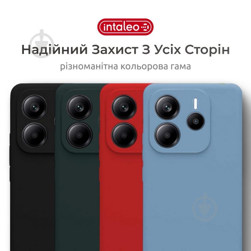 Чехол Intaleo SoftShell голубой для Xiaomi Redmi Note 14S 4G - фото 2 Чехол Intaleo SoftShell голубой для Xiaomi Redmi Note 14S 4G - фото 2