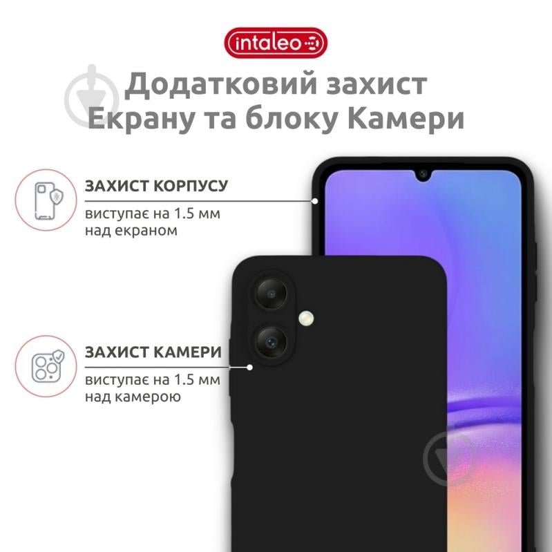 Чехол Intaleo SoftShell для Samsung Galaxy A07 черный - фото 4 Чехол Intaleo SoftShell для Samsung Galaxy A07 черный - фото 4