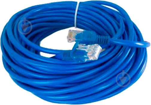 Патч-корд EXTRADIGITAL Cat5e UTP CCA (KBP1771) 12 м синий - фото 1 Патч-корд EXTRADIGITAL Cat5e UTP CCA (KBP1771) 12 м синий - фото 1