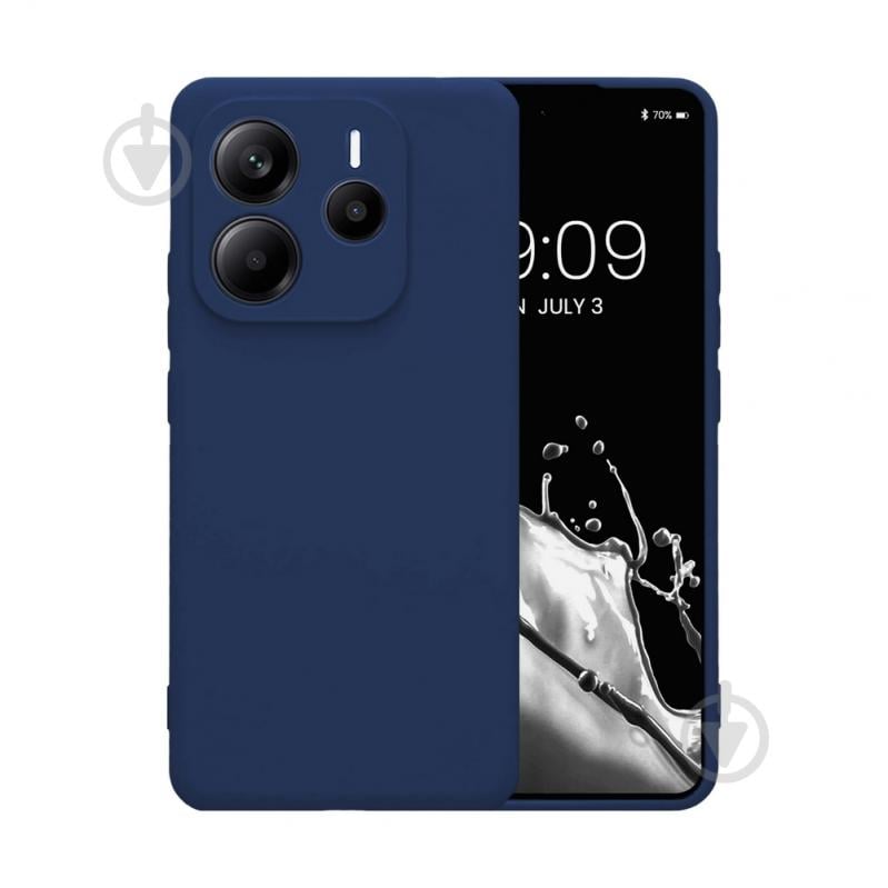 Чехол Intaleo SoftShell синий для Xiaomi Redmi Note 14S 4G - фото 1