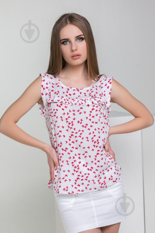 Блуза Azuri Метелики р. L білий 5254-83/13 - фото 1