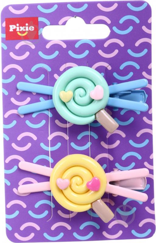 Заколки для волос PIXIE 370270 разноцветный 2 шт - фото 8