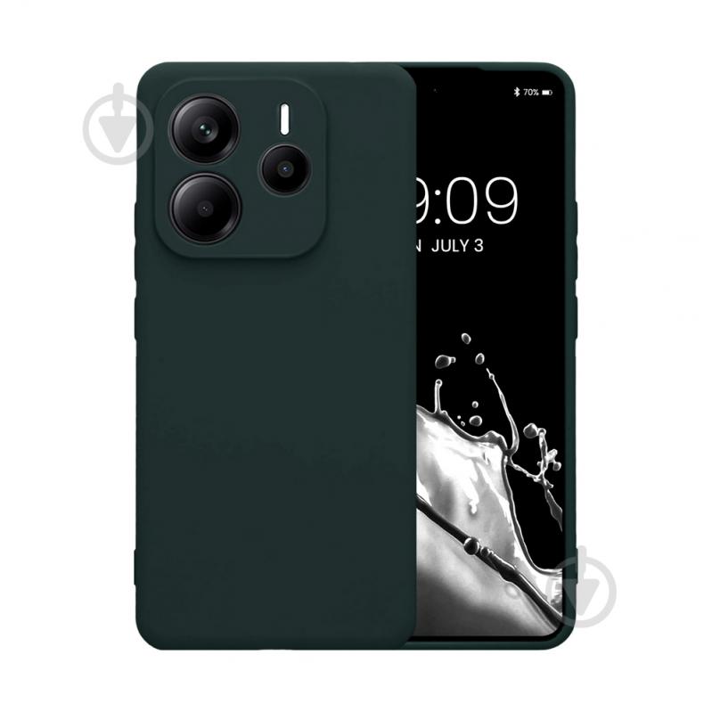 Чехол Intaleo SoftShell темно-зеленый для Xiaomi Redmi Note 14S 4G - фото 1