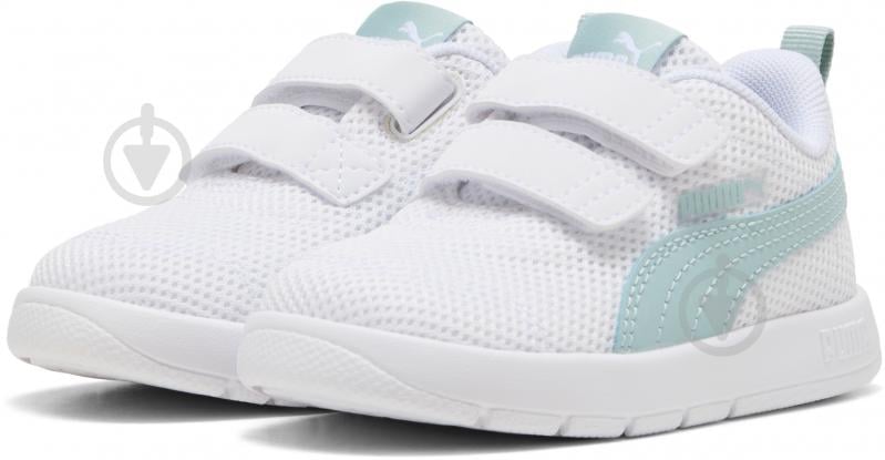 Кросівки для хлопчиків Puma Courtflex V3 Mesh Inf 39808608 р.24 білі - фото 3 Кросівки для хлопчиків Puma Courtflex V3 Mesh Inf 39808608 р.24 білі - фото 3