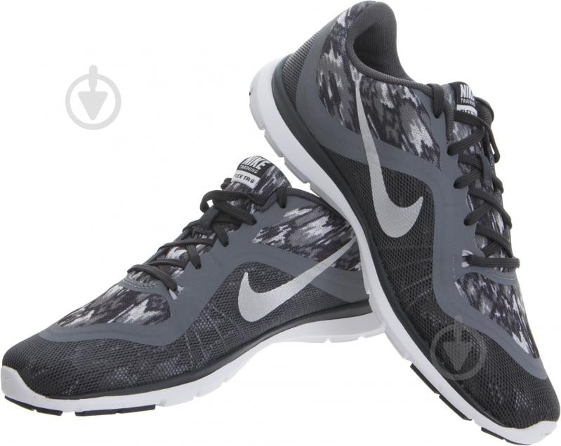 Кроссовки женские демисезонные Nike Flex Trainer 6 831578-001 р.40,5 серые - фото 1