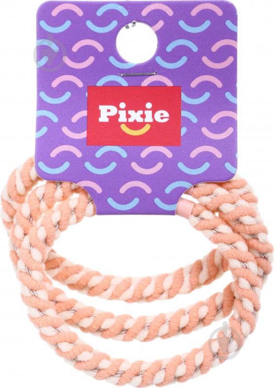 Резинка для волос PIXIE разноцветный микс 3 шт. - фото 12