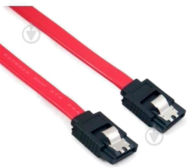 Кабель EXTRADIGITAL Serial ATA 3.0 7pin-7pin 26 AWG 0,5 м красный (KBD1659) - фото 1