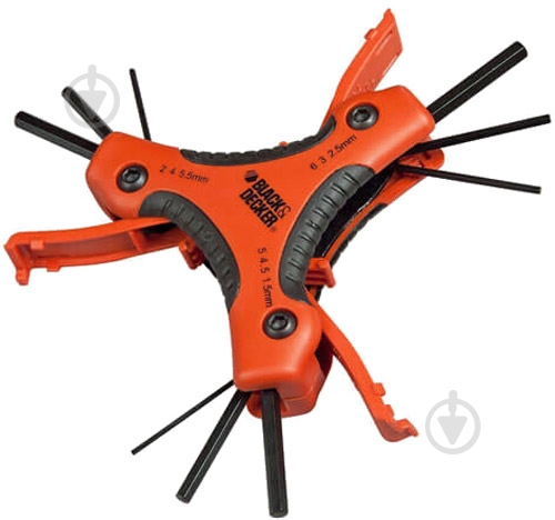Набор ключей шестигранных Black+Decker BDHT0-71628 - фото 1