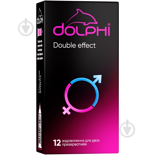 Презервативи Dolphi Double effect 12 шт. - фото 1