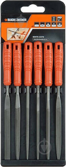 Набор надфилей Black+Decker 6 шт. BDHT0-22270 - фото 1
