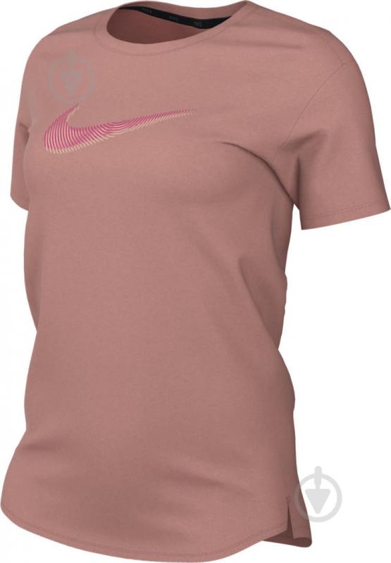 Футболка Nike W NK DF SWOOSH HBR SS TOP FB4696-618 р.M розовый - фото 6