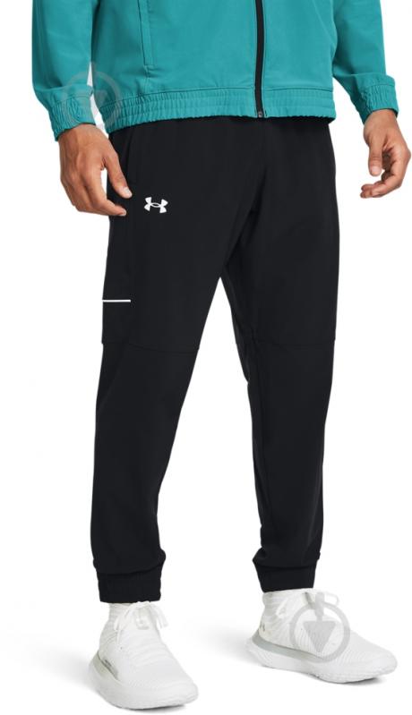 Брюки Under Armour UA BASELINE WOVEN PANT 1383401-001 р. S черный - фото 1