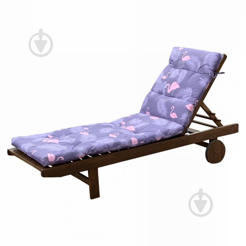 Матрас на шезлонг Flamingo purple 185х60х7 - фото 1