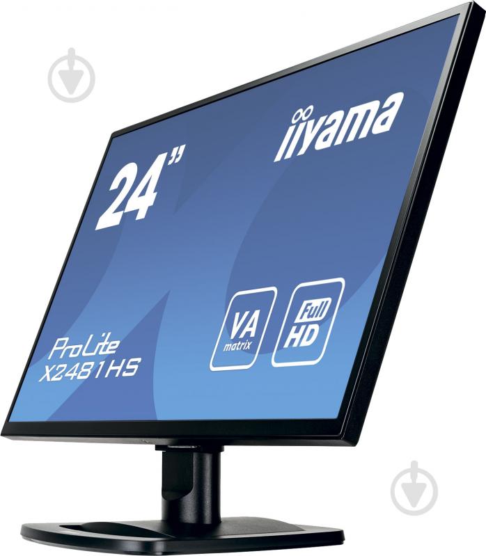 Монитор Iiyama ProLite 23,6" (X2481HS-B1) - фото 4 Монитор Iiyama ProLite 23,6" (X2481HS-B1) - фото 4