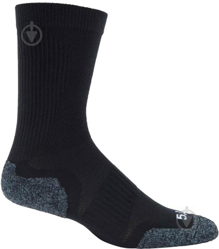 Носки 5.11 Tactical 10033 Slip Stream Crew Sock [019] Black р.L - фото 1