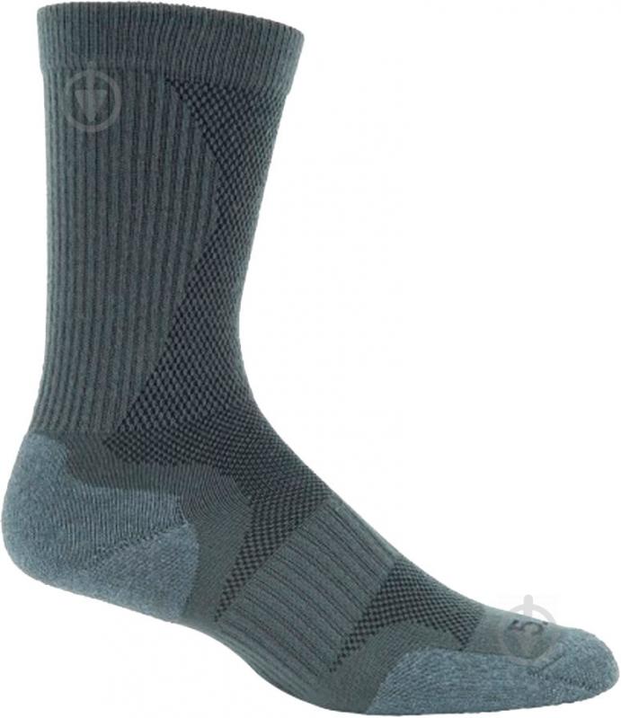 Шкарпетки 5.11 Tactical 10033 Slip Stream Crew Sock сірий р.L - фото 1