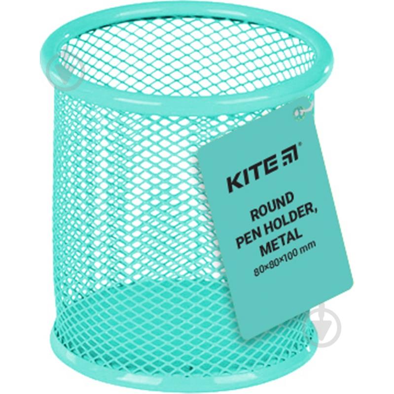 Подставка для ручек 80х100 мм бирюзовая KITE - фото 2