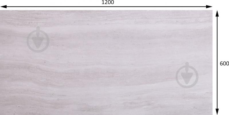 Плитка Allore Group Travertine Silver F PC R Mat 60x120 см (new 60130375) - фото 2