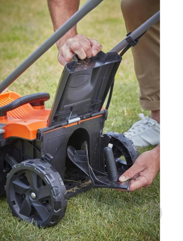 Газонокосилка аккумуляторная Black+Decker BCMW3336L2 - фото 7