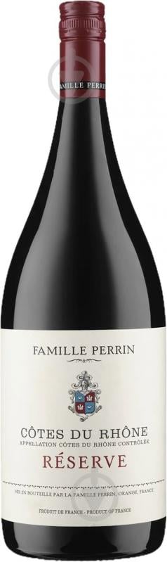 Вино Famille Perrin Perrin Reserve Rouge 1,5 л - фото 1 Вино Famille Perrin Perrin Reserve Rouge 1,5 л - фото 1