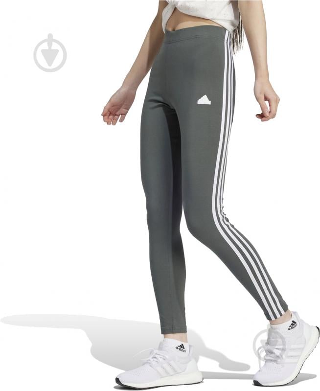 Лосины Adidas W FI 3S LEGGING IS3610 р.M серый - фото 1