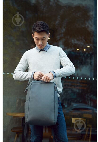 Рюкзак Xiaomi RunMi 90 Points Commuting Backpack 15.6" grey (524326) - фото 7