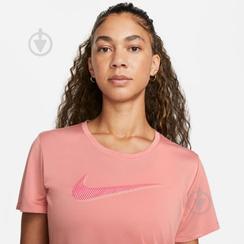 Футболка Nike W NK DF SWOOSH HBR SS TOP FB4696-618 р.XS рожевий - фото 3