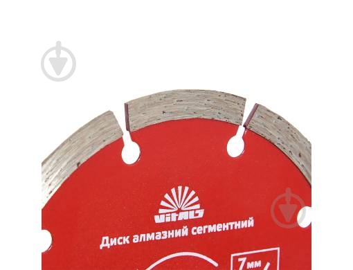 Диск алмазный отрезной Vitals 125х22.2х7 мм 125x22,2 168121 - фото 2 Диск алмазный отрезной Vitals 125х22.2х7 мм 125x22,2 168121 - фото 2
