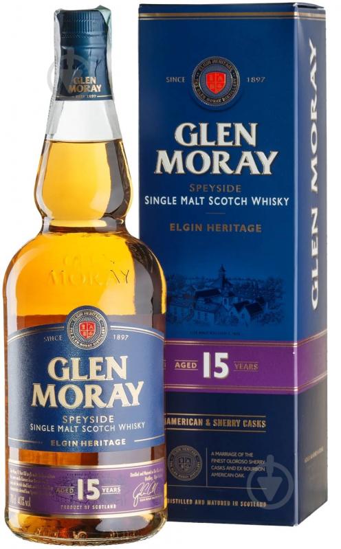 Виски Glen Moray 15yo 0,7 л - фото 1