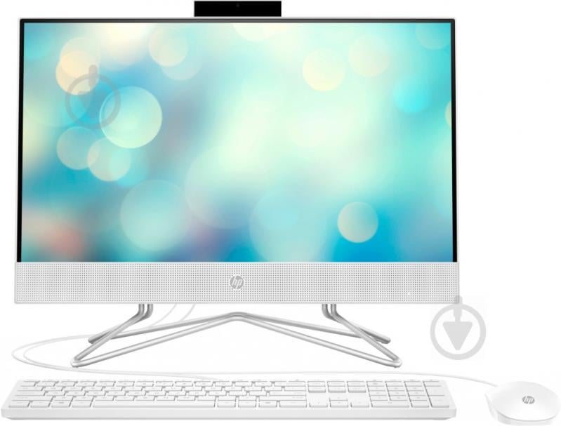 Моноблок HP All-in-One 22-df0044ua 21,5 (429T0EA)Snow White - фото 1