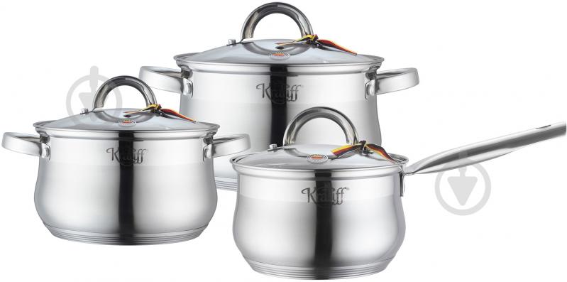 Набір каструль Krauff 6 предметів 26-242-041 - фото 1