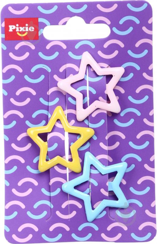 Заколки для волос PIXIE 909220 барвистий 3 шт - фото 5