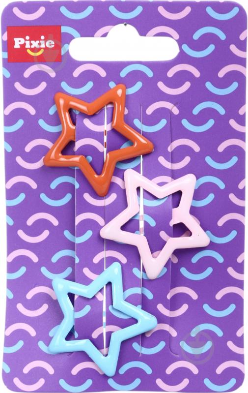 Заколки для волос PIXIE 909220 барвистий 3 шт - фото 6