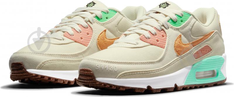 Кроссовки женские демисезонные Nike Air Max 90 LX DC5211-100 р.39 бежевые - фото 10