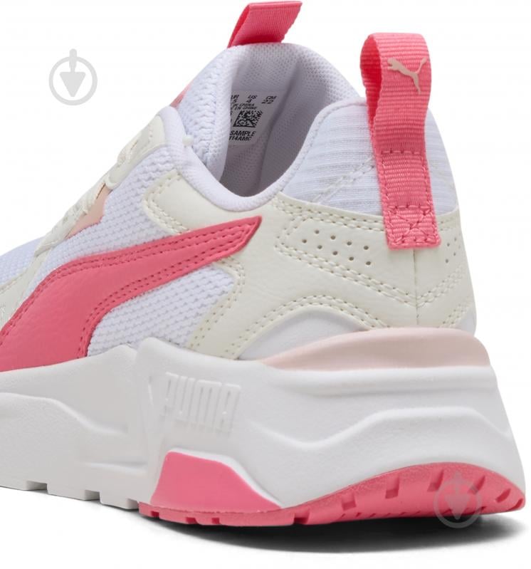 Кроссовки для девочек Puma Trinity Lite Jr 39144316 р.39 белые с розовым - фото 5