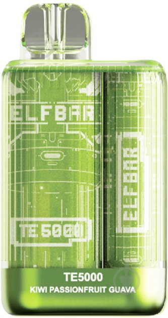 Сигарета електронна Elf Bar TE5000 13.5 мл 5% Ківі Маракуя Гуава - фото 1