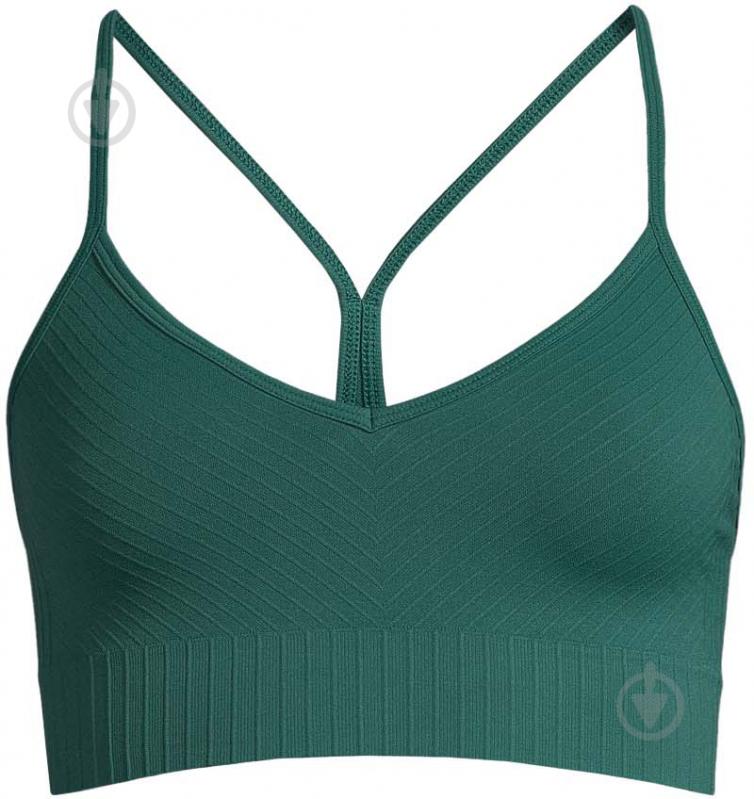 Бра Casall SEAMLESS GRAPHICAL RIB SPORTS TOP 22210-412 р.S зелений - фото 4