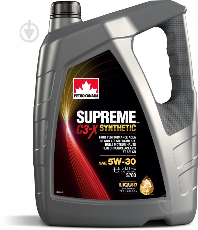 Моторное масло Petro-Canada SUPREME C3–Х Synthetic 5W-30 5 л (MOSNX53C20) - фото 1