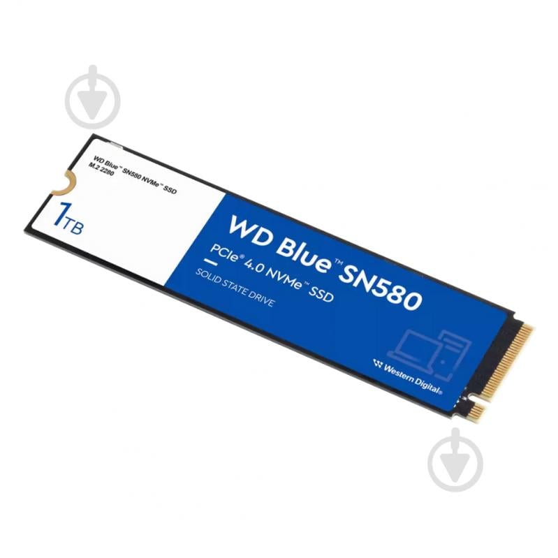 SSD-накопитель WD Blue SN580 1000GB M.2 PCI Express 4.0 x4 3D NAND (WDS100T3B0E) - фото 3