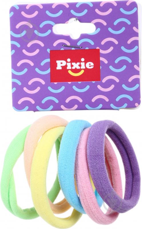Резинка для волос PIXIE разноцветный микс 6 шт. - фото 8
