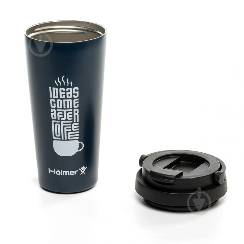 Термокружка Holmer 500 мл TC-0500-DB Coffee Time - фото 4 Термокружка Holmer 500 мл TC-0500-DB Coffee Time - фото 4