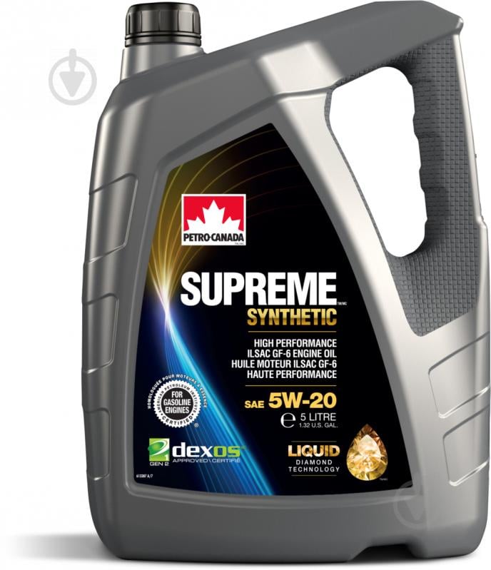 Моторне мастило Petro-Canada SUPREME SYNTHETIC 5W-20 5 л (MOSYN52C20) - фото 1