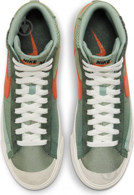 Кроссовки мужские демисезонные Nike Blazer Mid '77 DD1162-300 р.46 зеленые - фото 10